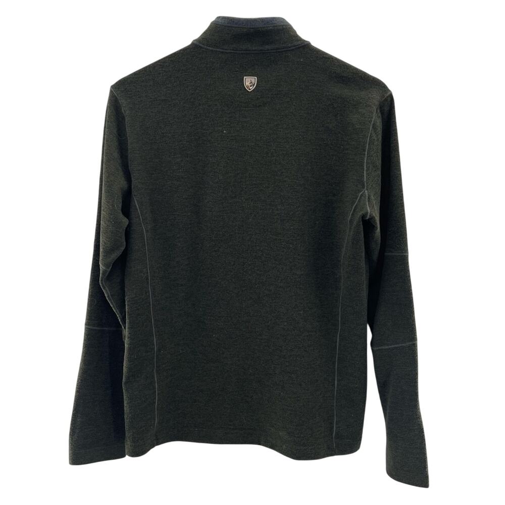 Kuhl Men’s Quarter Zip Long Sleeve Forrest Green Shirt Size Medium Gorpcore - Picture 5 of 7